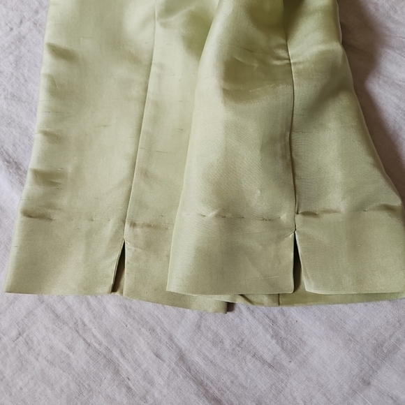 Studio JPR Silk Light Green Trousers Pants Tapered Leg Size 12 - Picture 11 of 16